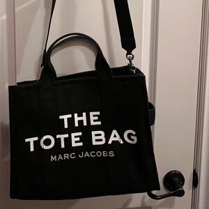 Marc Jacobs Black Tote with White Text